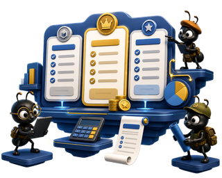 Myrmidon strategy team illustration