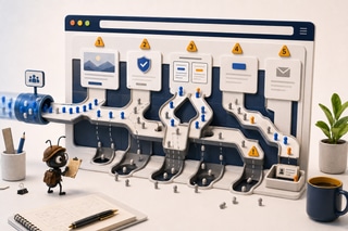 Visitors entering a website journey where many drop away before reaching the enquiry stage.